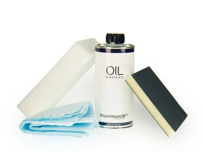 Kit d'entretien bois Bruunmunch, Pour bois huilé fumé 