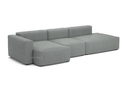 Mags Soft Sofa Combinaison 4, Accotoir à gauche, Hallingdal - bleu/gris