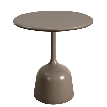 Table d'appoint Glaze, Aluminium - Taupe, Taupe