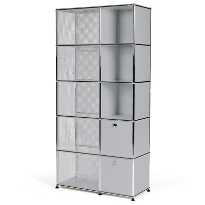 USM Haller Armoire vestiaire type 3, Argent mat USM