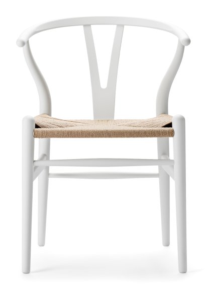 Chaise CH24 Wishbone Chair Soft Colours, Soft White