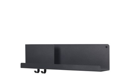 Etagère Folded Shelves, H 16,5 x L 63 cm, Noir