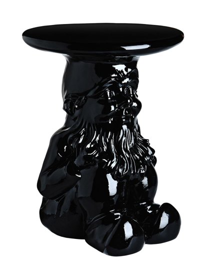 Tabouret / table d'appoint Gnomes, Napoleon, Noir