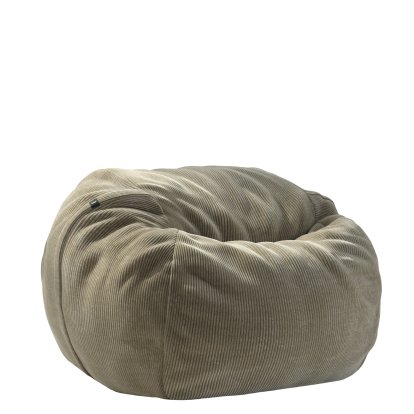 Beanbag Vetsak, M (H 70 x Ø 110 cm), Cord velours - Kaki
