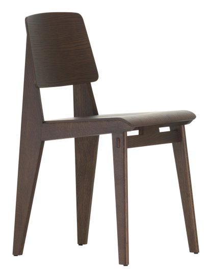 Chaise Tout Bois, Chêne foncé