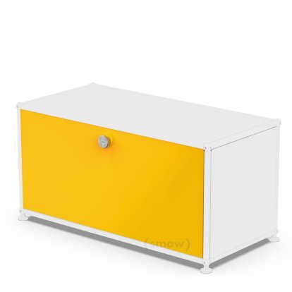 Porte abattante USM Haller, 75 cm x 35 cm, Jaune or RAL 1004