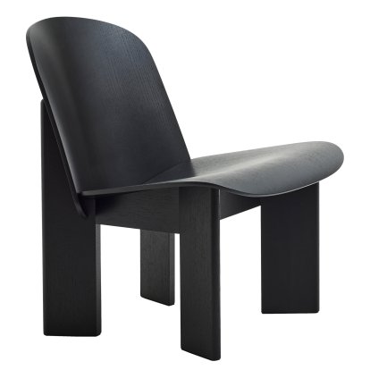 Fauteuil Chisel, Chêne laqué noir