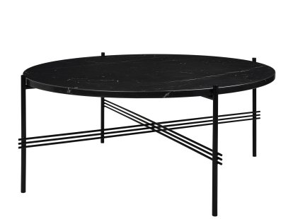 TS Coffee Table, Ø 80 x H 35 cm, Noir, Noir