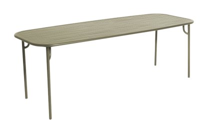 Table Week-End, L (220 x 85 cm), Vert jade