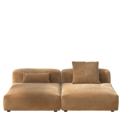 Vetsak Sofa Set 1, L, Cord velours - Camel, Avec coussin