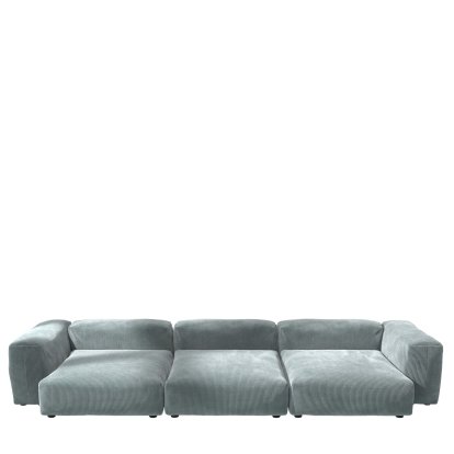 Vetsak Sofa Set 5, Cord velours - Menthe, Sans coussin