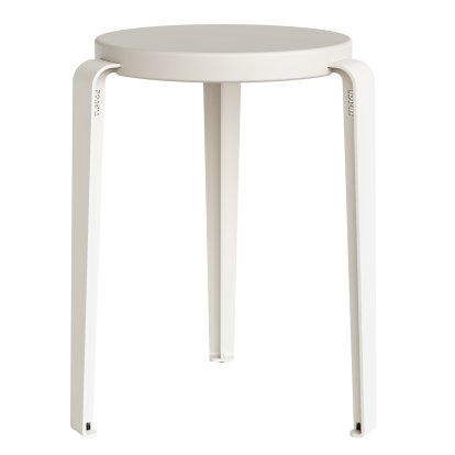 Tabouret Lou, édition Chroma, Blanc crème