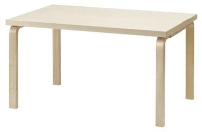 Tables 81B / 82B / 83, Placage bouleau, 182 x 91 cm (83)