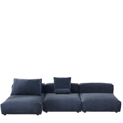 Vetsak Sofa Set 4, Suave - Marine, Avec coussin