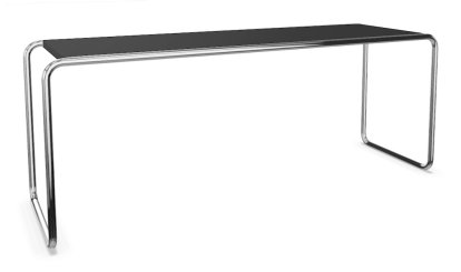 Table basse B 10 Bauhaus, Hêtre laqué à pores ouverts noir intense