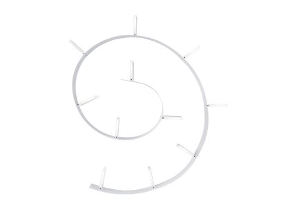 Étagère Bookworm, 11, Opaque, Blanc brillant