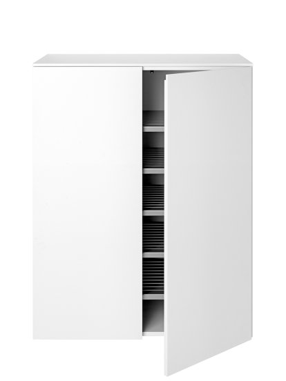 Commode Urban, Avec 2 portes, Avec fond de chaussure en tôle perforée, Avec patins