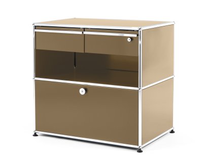 Meuble mixte Sideboard Office M USM Haller, Beige USM