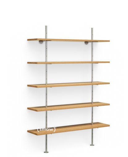 Étagère Eiermann, Chêne massif, 140 cm, 200 cm