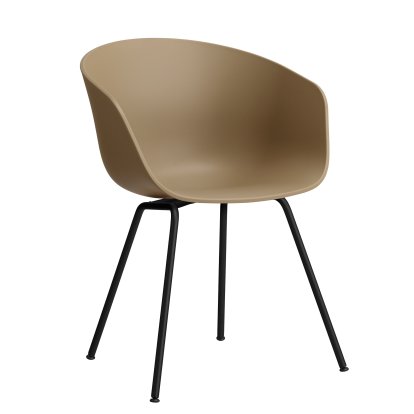 Chaise About A Chair AAC 26, Clay 2.0, Acier thermolaqué noir