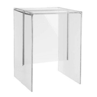 Tabouret / table d'appoint Max Beam, Cristal