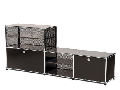 Étagère-banc de vestiaire Type 2 USM Haller, Marron USM