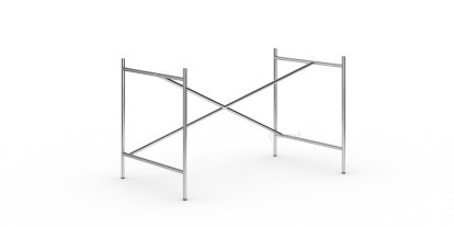 Châssis de table Eiermann 1, Chromé, Décalé, 110 x 66 cm, Sans rallonge en hauteur (hauteur 66 cm)