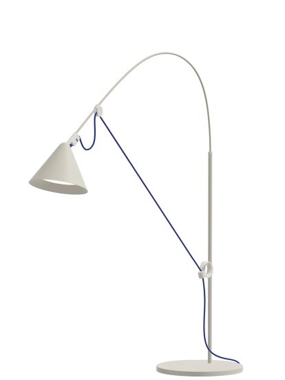 Lampe de table Ayno, Gris soie, Outremer, 2700 K