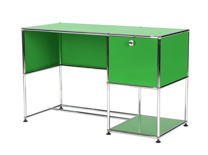 Bureau USM Haller Home Office, Vert USM, Avec passe-câble