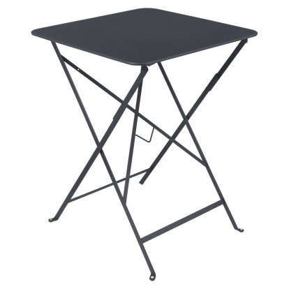 Table pliante Bistro , H 74 x L 57 x P 57 cm, Carbone