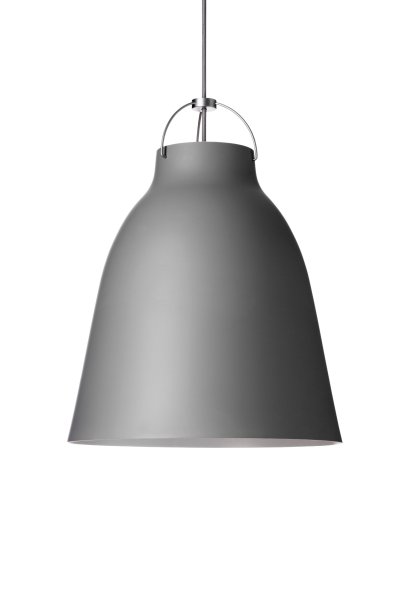 Suspension Caravaggio mat, P3 (Ø 40 cm), Gris foncé