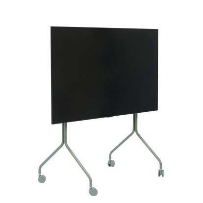 Support TV Moon Rollin', Regular, Vert mousse