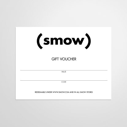 Carte cadeau smow, 25 EUR, Bon PDF par e-mail, Anglais