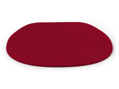 Coussin d'assise pour Eames Side Chairs, Sans rembourrage, Rouge