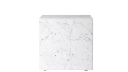 Table d'appoint Plinth  , H 40 x L 40 x P 40 cm, Blanc