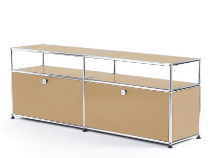 Meuble TV USM Haller avec réhausse, Beige USM