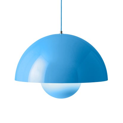 Suspension Flowerpot VP2, Bleu de bain