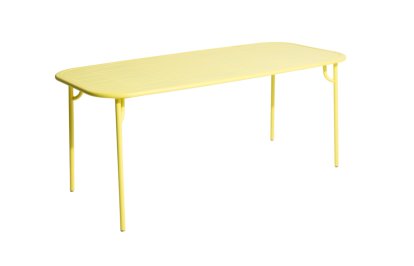 Table Week-End, M (180 x 85 cm), Jaune