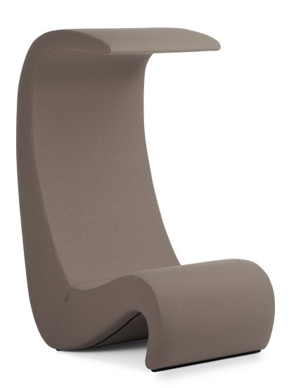 Fauteuil Amoebe Highback, Truffe