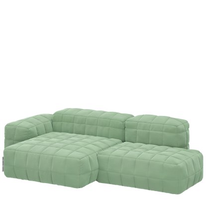 Canapé Henn Sofa Design 2, Accotoir à gauche, Asator - Pistachio 0834