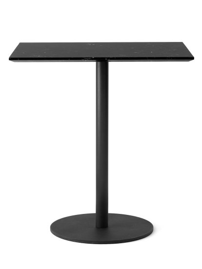Table de bistro In Between, SK16 rectangulaire, Nero marquina / Noir
