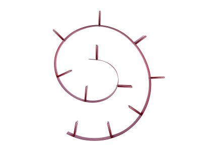 Étagère Bookworm, 11, Opalin, Bordeaux