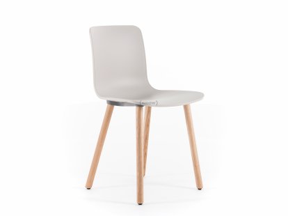 Chaise HAL RE Wood, Warmgrey RE, Chêne naturel, vernis de protection