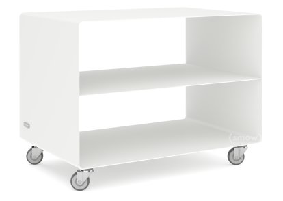 Caisson à roulettes R 103, Monochrome, Blanc pur (RAL 9010), Roulettes industrielles