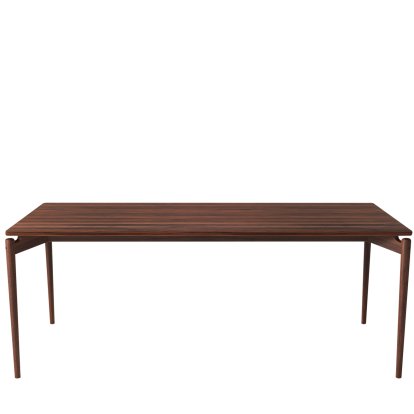 Table PUREdinner, 190 x 85 cm, Noyer huilé, Sans panneaux d'extension