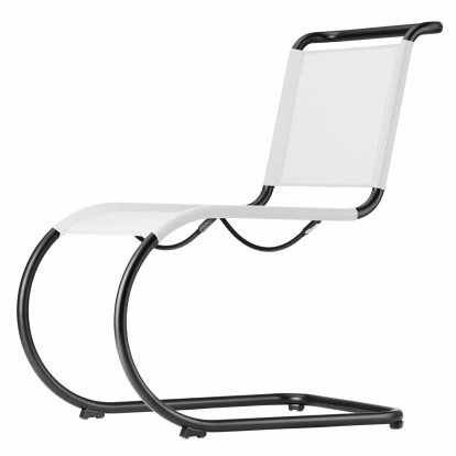 Chaise cantilever S 533 N All Seasons, Noir, Blanc