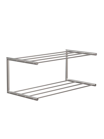 Nova Rangement à chaussures, L 61,9 x P 30 cm , Inox brossé