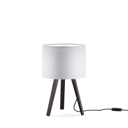 Luca Stand Little, Chêne fumé, Blanc