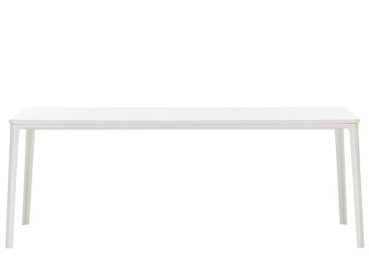 Plate Dining Table, 200 x 90 cm, MDF blanc, Blanc