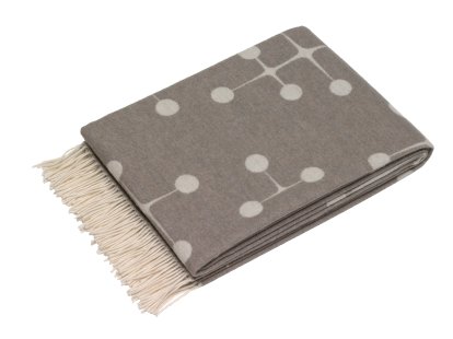 Couverture en laine Eames - Dot Pattern, Taupe